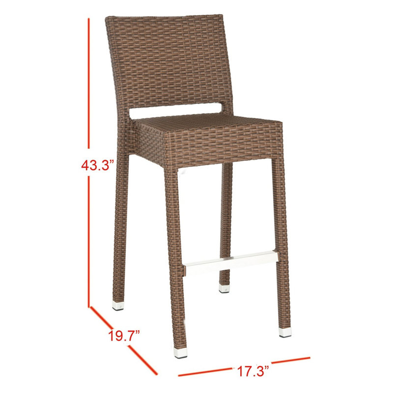 Tabouret de bar 29,5 po Ghent, Brun