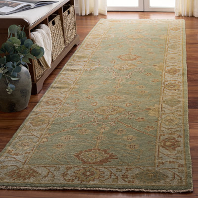 Oushak Hand Knotted Wool Oriental Rug