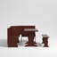 Coin-repas en bois avec rangement caché Heartlynn Classic-106913121