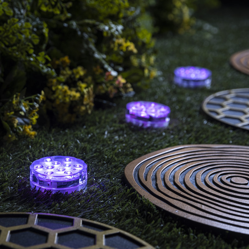 Solar Powered Integrated LED Pathway Light Kit