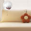 Canapé-lit modulaire 100% polyester blanc crème-129870609