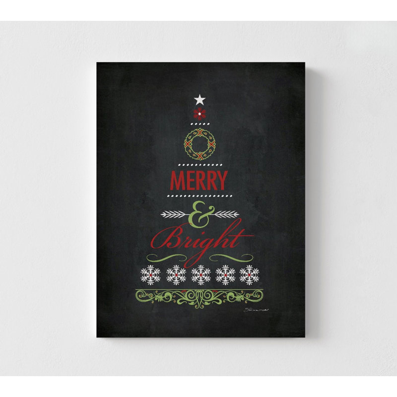 Merry And Bright, Ne s’applique pas, H 16 po x l 12 po, Impression sans cadre
