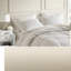 Spacious Cal King Bedding Set, Linen Blend, Timeless Style For Year-round Comfort