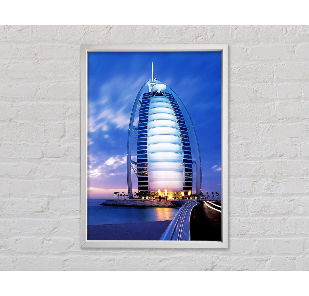 Dubai Beach Front Building - Einzelbildrahmen Kunstdrucke auf Leinwand