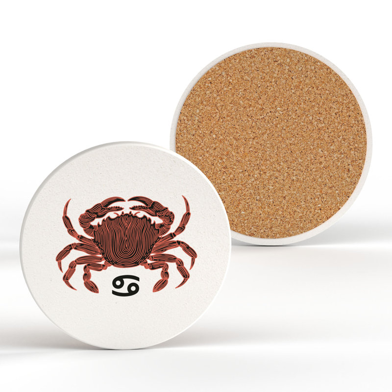 Kana Ceramic Round 1 Piece Coaster