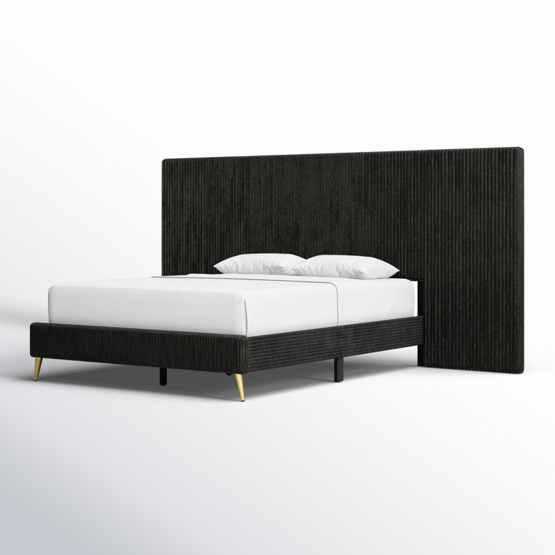Uttoxeter Upholstered Storage Bed, King, Black