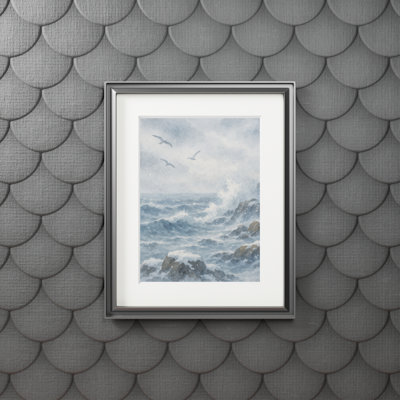 Clinger Single Picture Frame Print