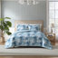 Tommy Bahama Legacy Palms Cotton Reversible Blue Comforter Set