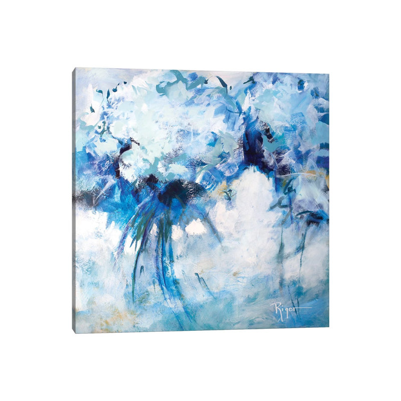 Hydrangeas On My Mind I by Sue Riger - Wrapped Canvas Gallery-Wrapped Canvas Giclée, 30.48cm H x 30.48cm W x 1.9cm D