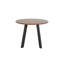 Solt Acacia Round Solid Wood Top Metal Base Dining Table-1423753931