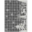 Tapis gris renne de Noël intérieur / extérieur lavable à la machine-2136932048