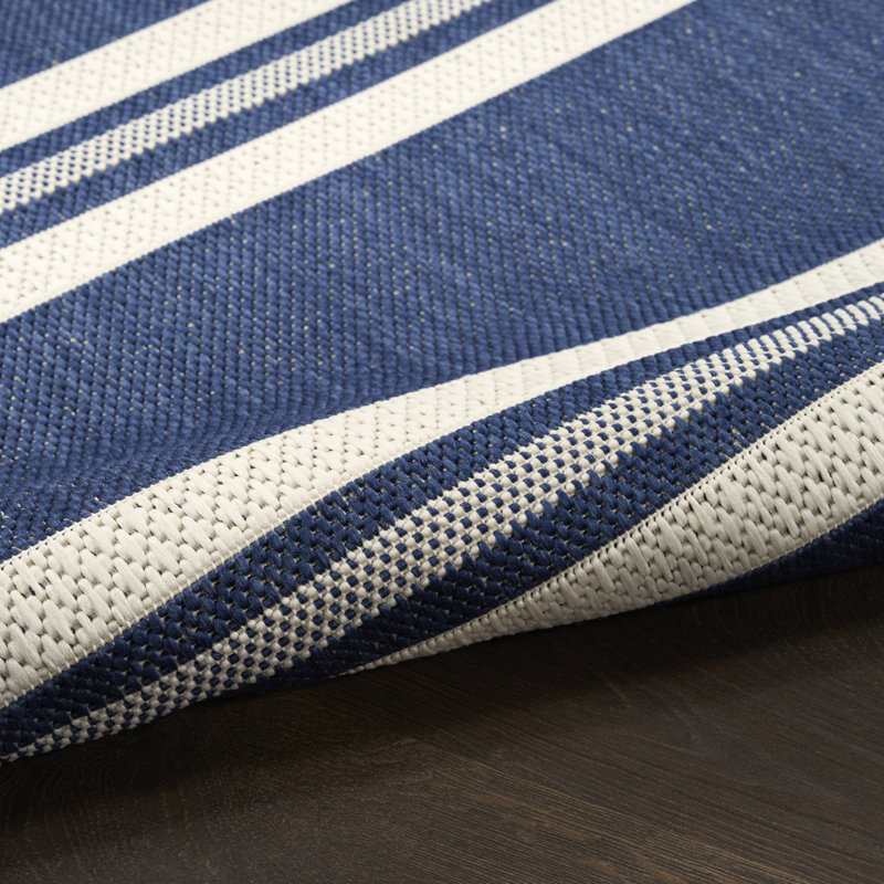 Manderella Modern Rug, Navy, Runner 2'2" x 8'