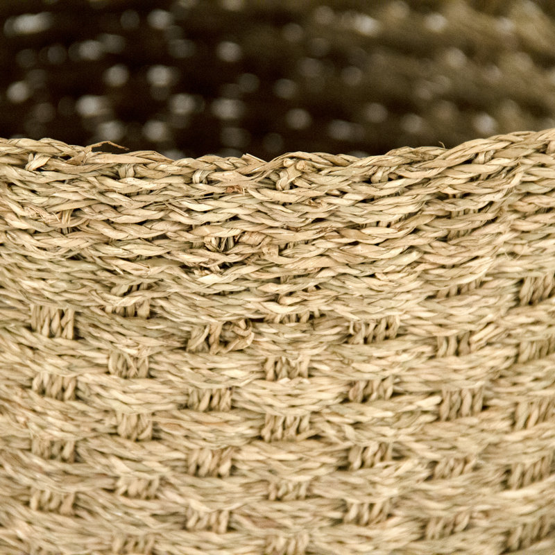 Rosecliff Heights Seagrass Decorative Basket