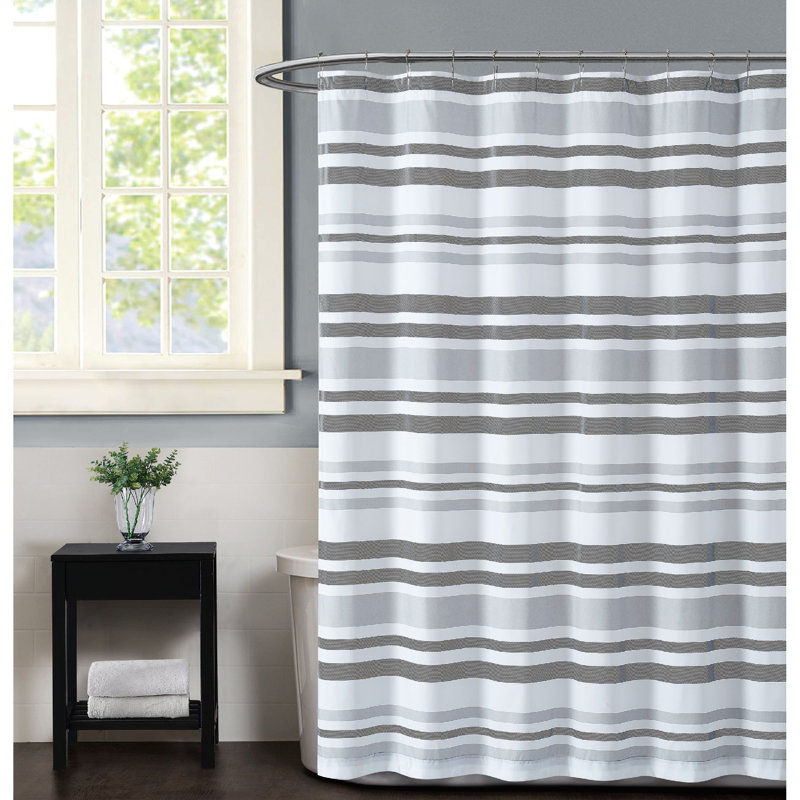 Chasse Striped Shower Curtain