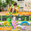 Chaise berçante Platports - Bascule pour enfants d'extérieur / d'intérieur avec structure en acier, 3 à 5 ans