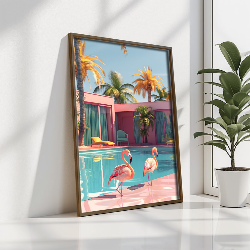 Elegant Decorative Framed MDF Painting, 13.8 x 18.5 x 0.1 inches | 100% MDF with 3 mm Thickness, 100% Pine Wood Frame | UV Printed Artwork for Stylish Home Decor, Perfect for Living Room or Office