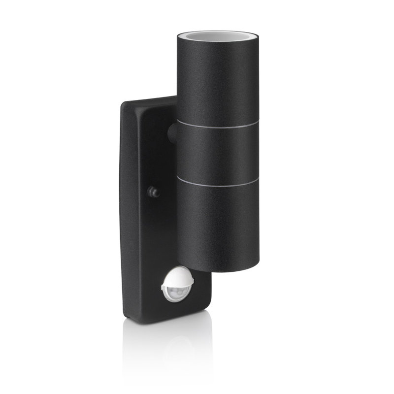 Gadsden 2 - Bulb 21.5cm H Outdoor Armed Sconce, Black