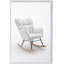 Chaise berçante en tissu Teddy-368429979
