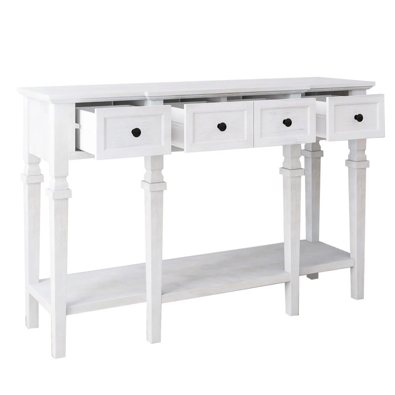 Console 48 pouces avec 4 tiroirs