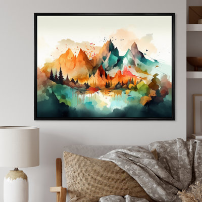 " Mountain Reflection On Lake II "