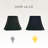 Royal Designs, Inc. BSO-710-12BLK/GL-2 Rectangle Cut Corner Basic Lamp Shade, (5x6.5)" x (8x12)" x 10", Black with Gold, 2-Pack-59895637-59895639