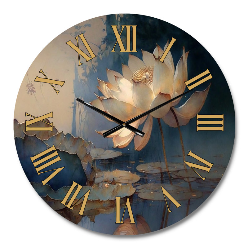 Horloge murale Lotus, Médium