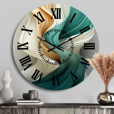 Horloge murale Teal