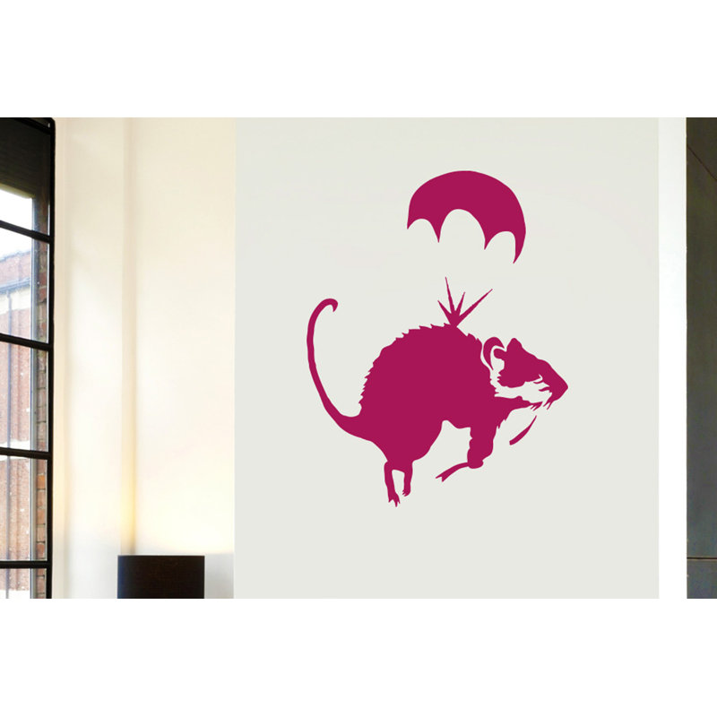 Animals Wall Decal, Violet, Medium