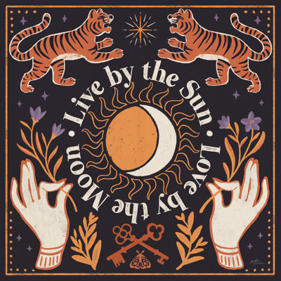 «Spooky Symbols V» par Janelle Penner - reproduction d'art sur toile tendue