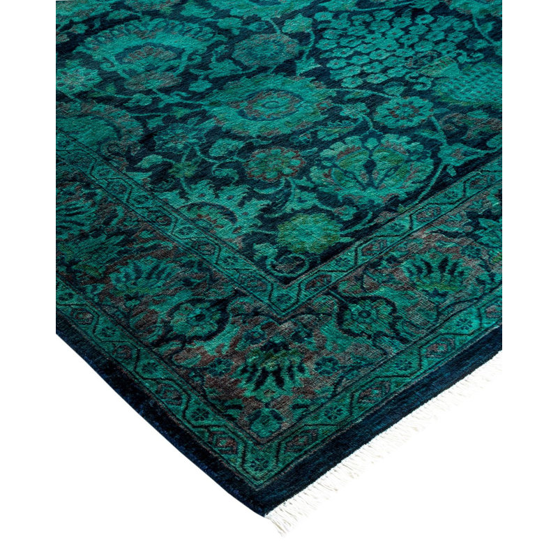 Fine Vibrance One-of-a-Kind 4' 2" X 6' 1" Hand Knotted Area Rug