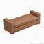 Banc repose-pieds en similicuir-115762523