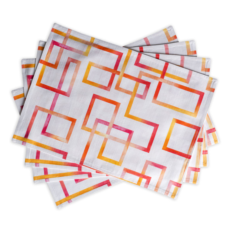 Napperon en coton 13 po Summer Maze