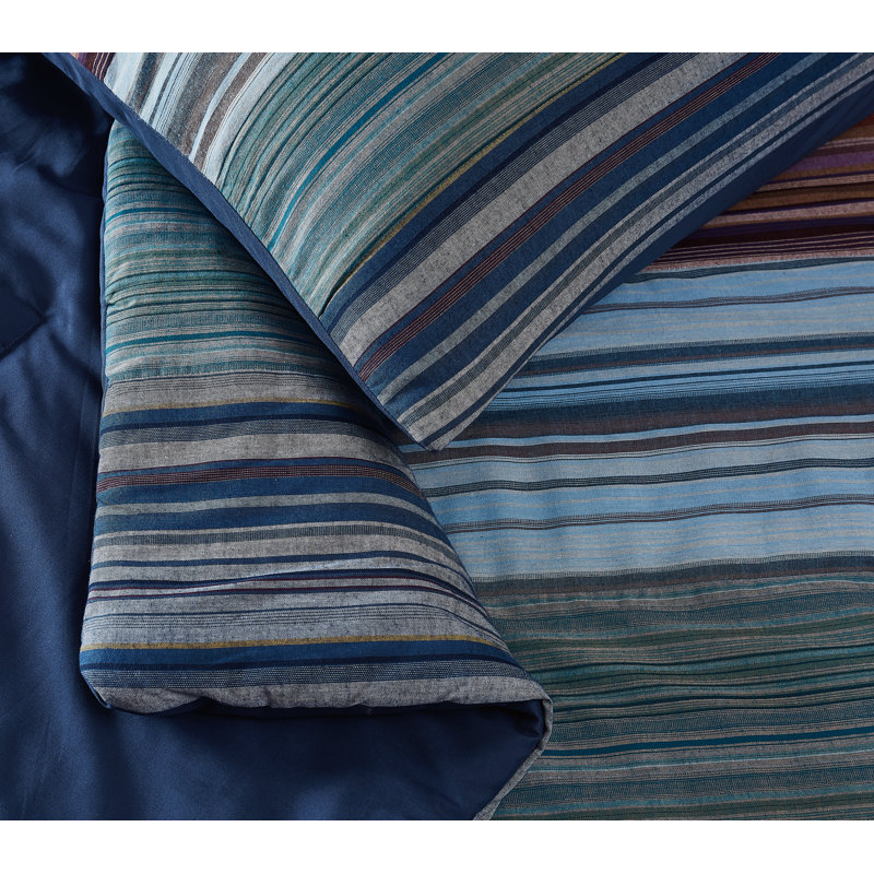 Ensemble d'édredon Brooklyn Loom Met, Édredon pour grand lit + 2 taies décoratives