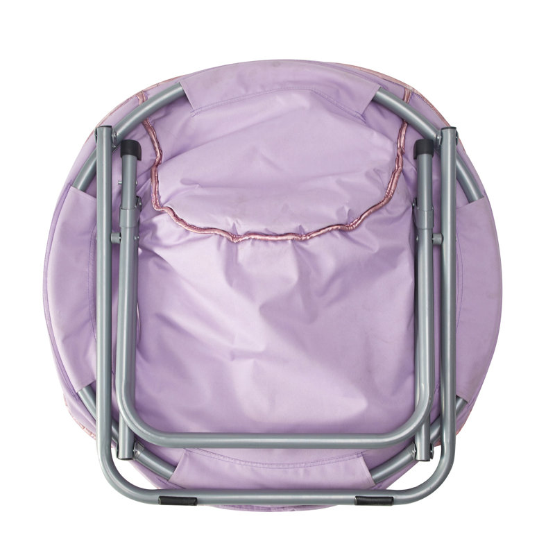  Chaise de soucoupe festonnée, teinture par nœuds mauve