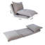 Chaise de plancher réglable avec siège ergonomique, mousse douce, fauteuil multifonctionnel en tissu chenille, double usage, réduction