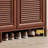 Walnut Aluminium alloy Shoe Storage