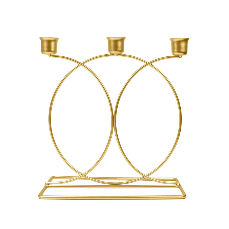 9'' H Metal Candlestick