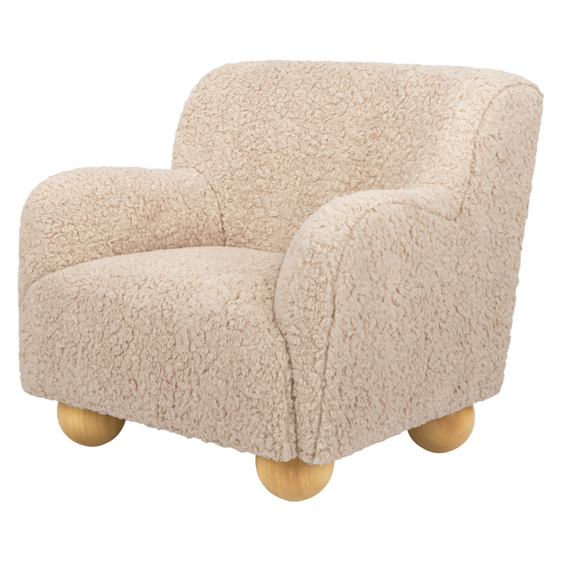 Swoops Kids Chair, Chai Shearling