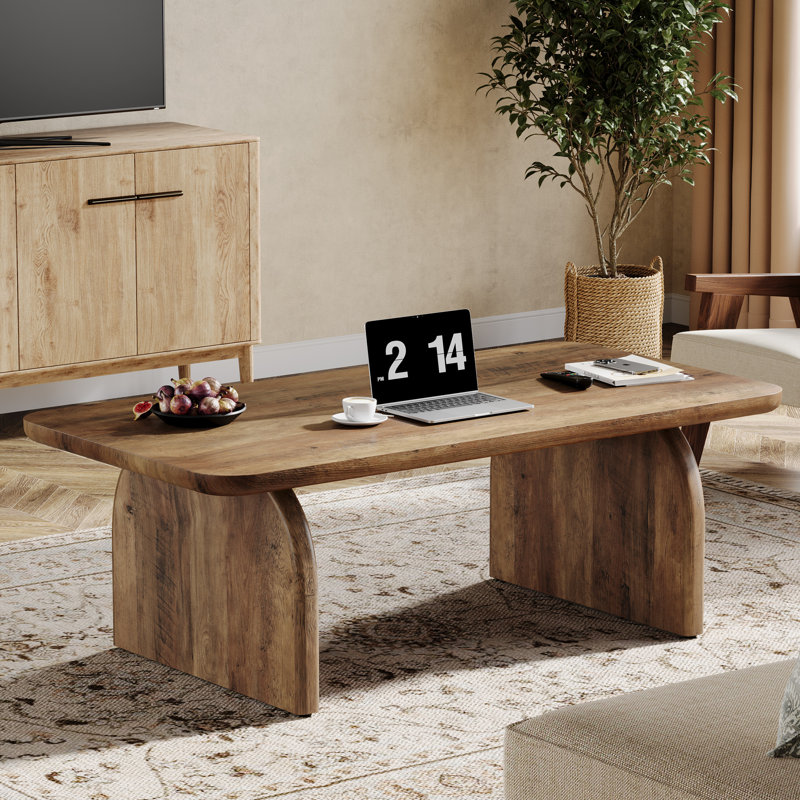 4 Legs Coffee Table, Brown