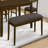 Bench, 44" Rectangular, Upholstered, Wood, Dining Room, Kitchen, Entryway, Brown Solid Wood