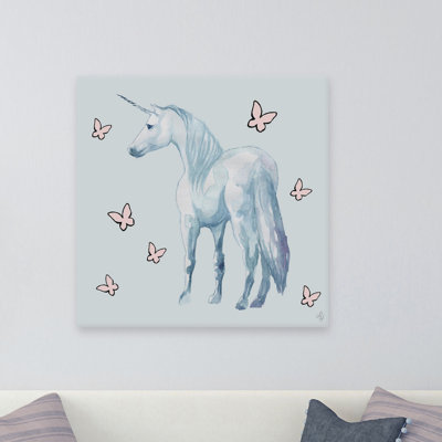 «Neosho Butterfly Unicorn», reproduction sur toile tendue