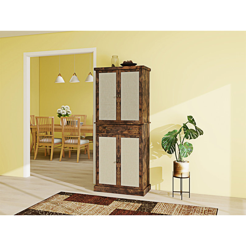 Armoire 4 portes avec 1 tiroir