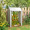 Mini serre portative à tomates avec évents, blanc