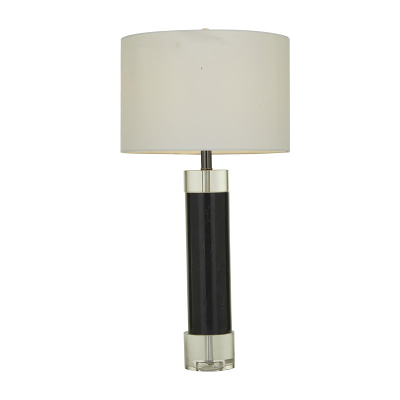 Lampe de table 29 po Crete, Noir