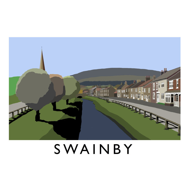 'Swainby' by Richard O'Neil - Print, 30 cm H x 40 cm W x 1 cm D, No Frame