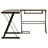 L-Shaped Glass Top Computer Desk-1770100491