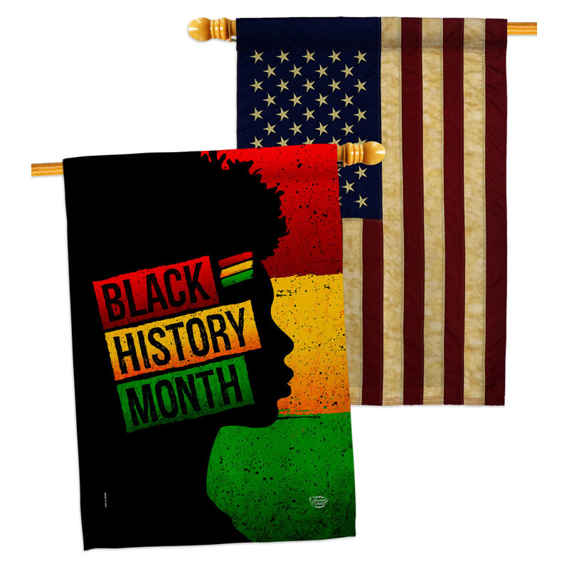 Double Sided 40'' H x 28'' W Polyester House Flag