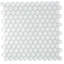 Penny 1 " X 1 " Straight Edge Glass Mosaic Sheet Wall & Floor Tile-1946859299