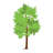 Accroche en carton tree