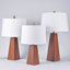 Lampe de table en bois 26 po avec abat-jour en lin-1403183389-1403183393